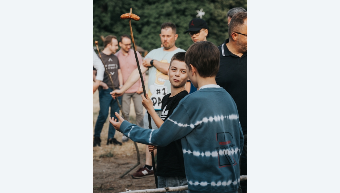 męskie ognisko